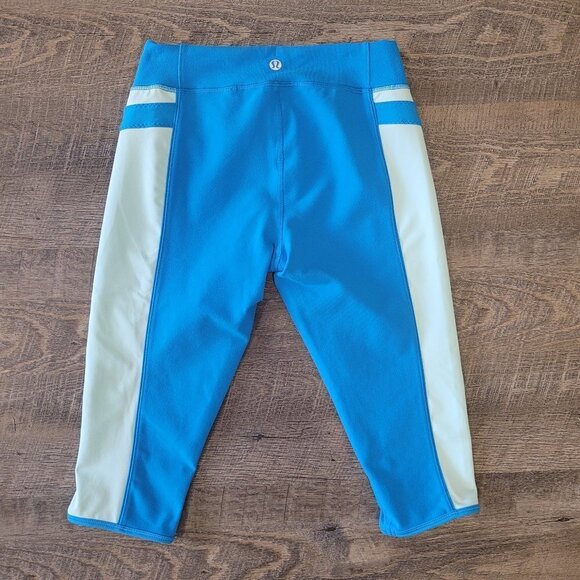 LULULEMON | Heat It Up Crop Legging Blue 16" | Sz. 6 - Picture 12 of 12